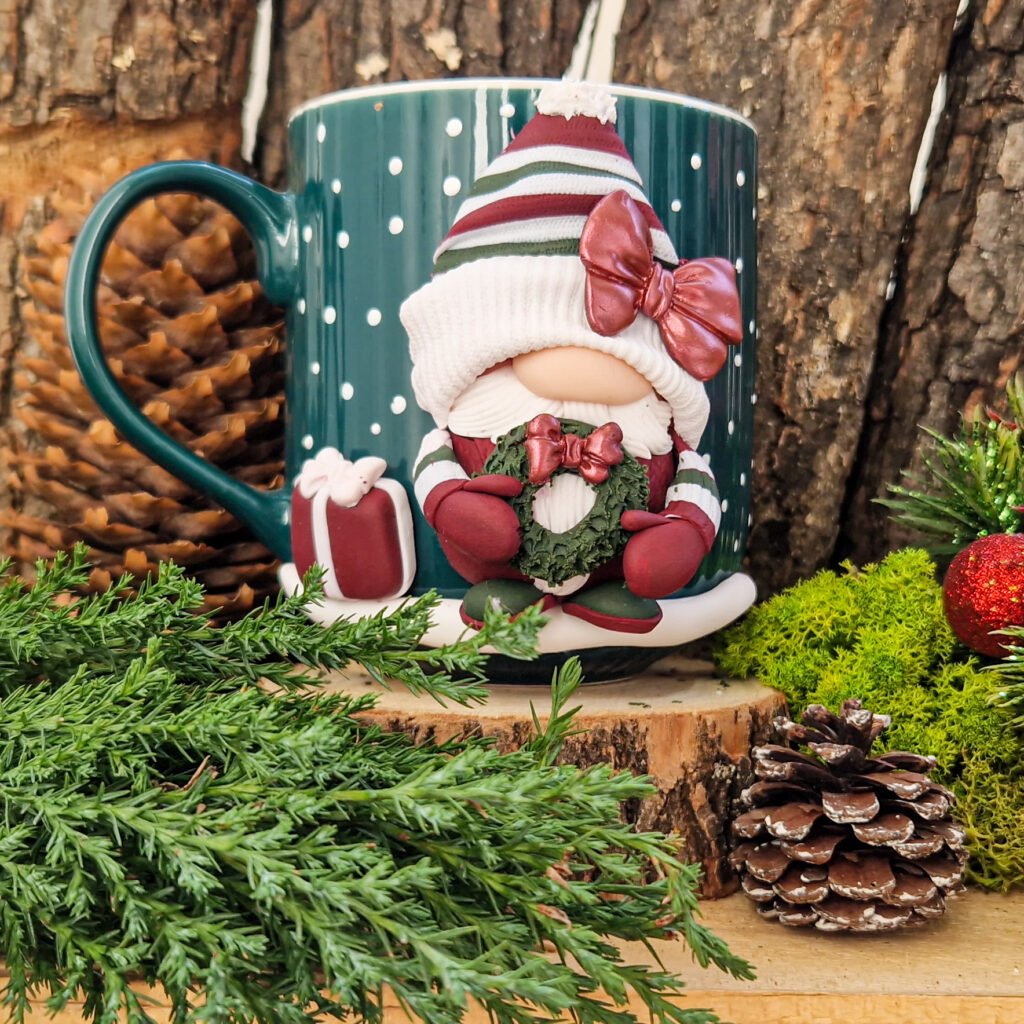 Коледни чаши с гномчета